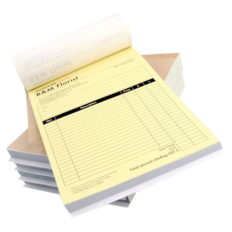 Printing Custom Delivery Note Carbonless Ncr Sales Invoice Book Duplicate - Buy Invoice Book